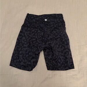 Lululemon Athletica Black Camo Shorts